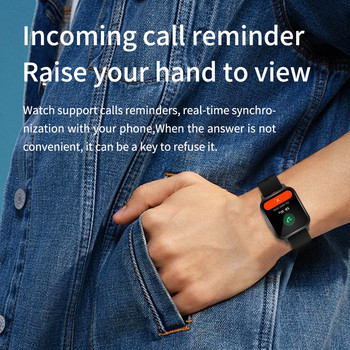 Смарт часовник Gearvita Q18 1,75-инчов пълен сензорен екран Направи си сам циферблат Кръвно налягане Сърдечен ритъм Smartwatch VS DTX 2021 Нов