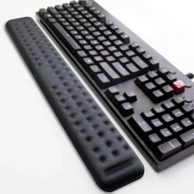 Suport pentru încheietura mâinii pentru tastatură și mouse Suport de sprijin pentru palme din spumă cu memorie ergonomică pentru tastare și jocuri pentru ameliorarea și repararea durerii la încheietura mâinii