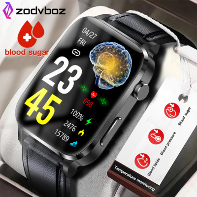 2023 New Blood Sugar Smart Watch Men Laser Treatment Health Watches Blood Pressure Waterproof Smartwatch Women Glucometer Watch