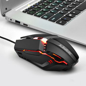 Viper 1600 DPI Mouse Desktop Notebook Universal M11 E-Sports USB Mouse Luminos K-Snaker Mâină stânga și dreaptă pentru laptop