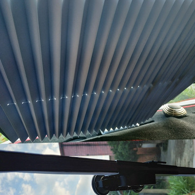 Parasolar pentru fereastră mașină Parasolar retractabil, pliabil, umbrelă de soare, perdea de protecție, umbrire automată, umbrire anti-UV, umbrire pentru geam auto