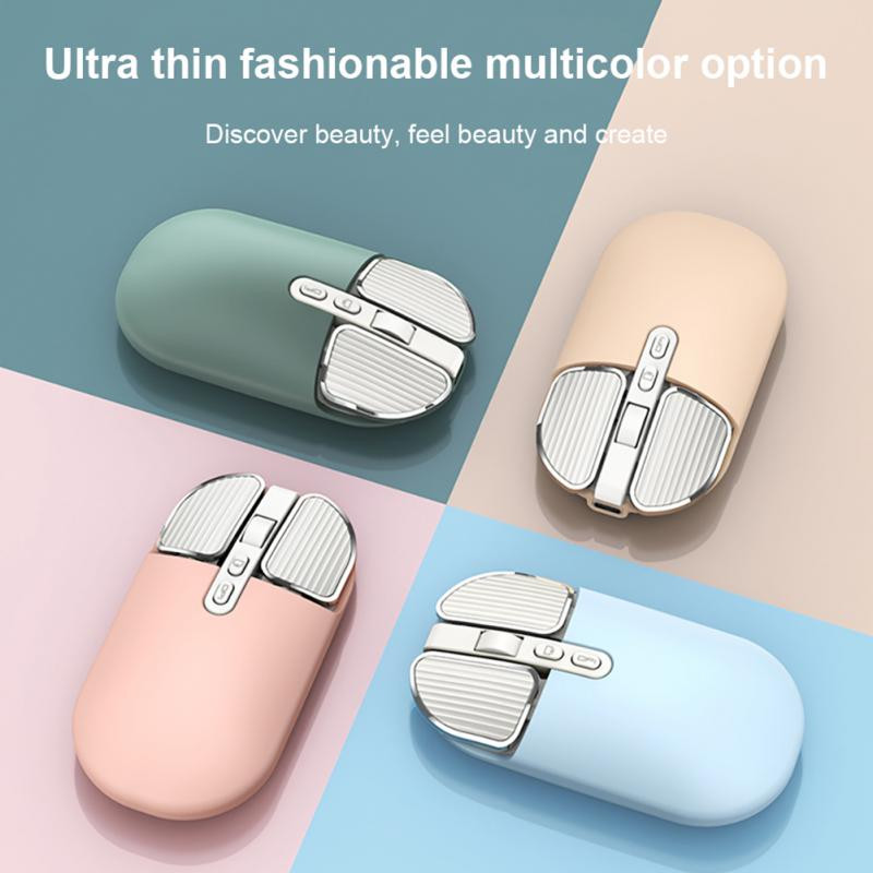 RYRA M203 juhtmevaba hiir teise põlvkonna ühe režiimiga vaigistatud tüdruk armas pulber sülearvuti kontoris kodu laadimishiir