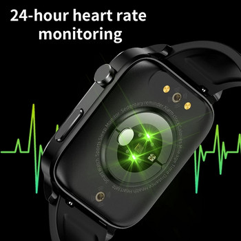 Неинвазивен смарт часовник за кръвна захар Мъжки лазерно лечение Три високи ЕКГ PPG Сърдечен ритъм Кръвно налягане Проследяване на здравето Смарт часовник