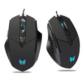 Herná myš Anmck Professional gamer 6D 3200DPI Nastaviteľná káblová optická LED myš s USB káblom pre notebooky