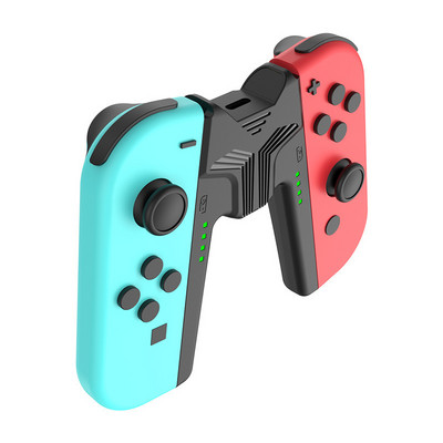 Uchwyt do ładowania uchwyt stacja ładowania uchwyt z ładowarka LED do przełącznika ЗА Nintendo przełącznik Joy Con контролер