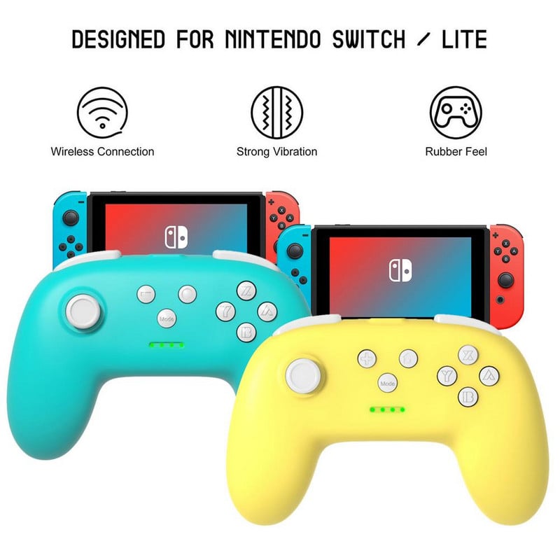 2 buc. Gamepad Bluetooth 4.0 pentru controlere de joc fără fir SWITCH NS Gamepad-uri portabile reîncărcabile pentru controler Lite
