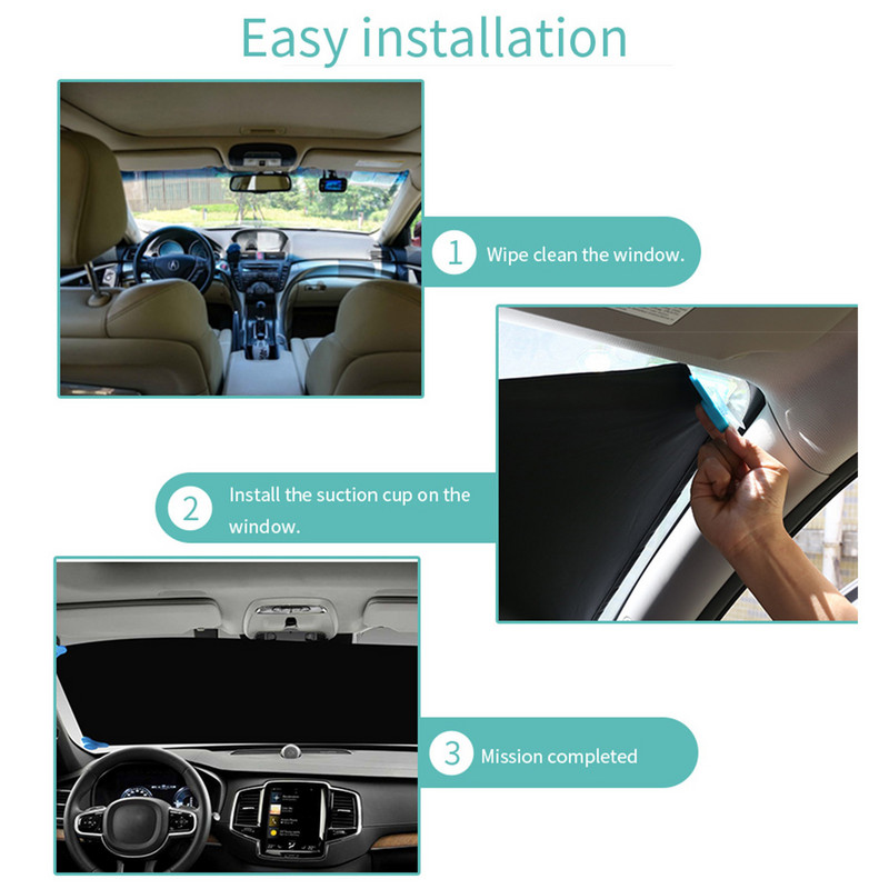 Umbrele de parbriz auto universale geam din față umbrele de soare pentru apărătoare de mașină reflector umbră capac ecran vizor Accesorii auto