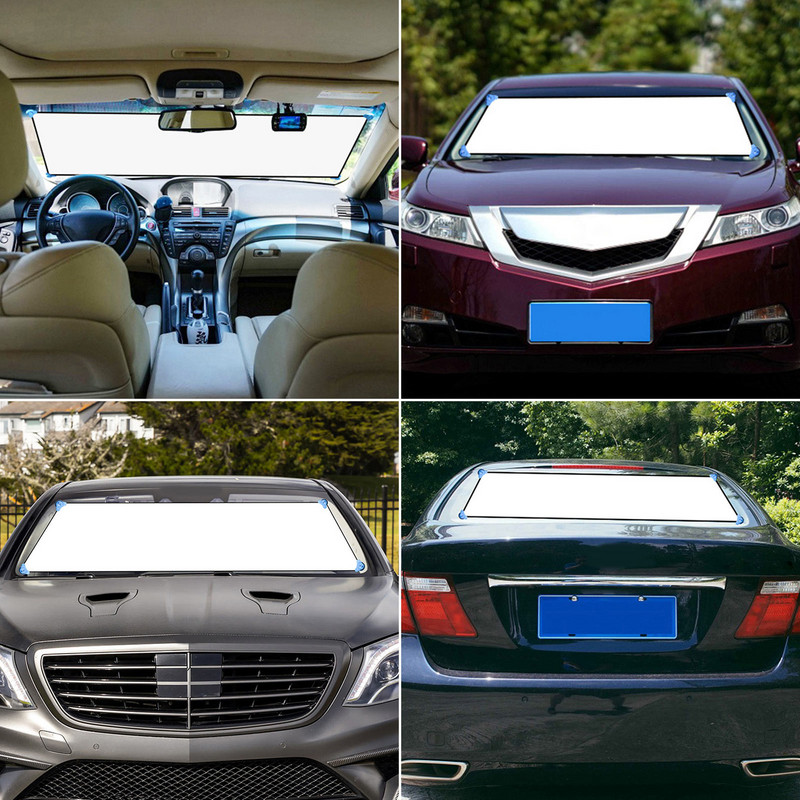 Umbrele de parbriz auto universale geam din față umbrele de soare pentru apărătoare de mașină reflector umbră capac ecran vizor Accesorii auto