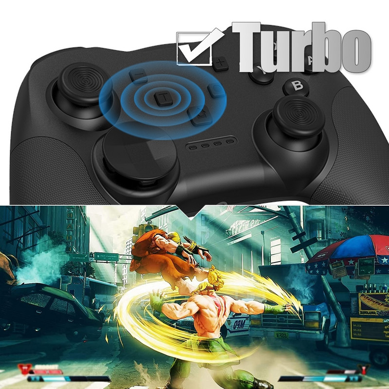 Controler de joc fără fir Bluetooth pentru PC Telefon mobil TV BOX Joystick pentru computer pentru tabletă PC, controler Joypad pentru gamepad TV