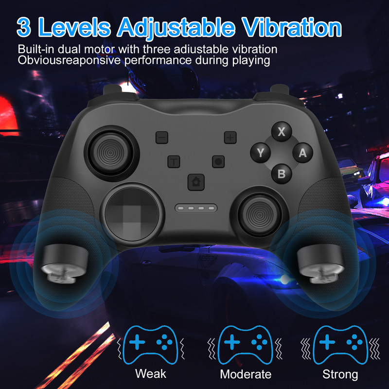 Controler de joc fără fir Bluetooth pentru PC Telefon mobil TV BOX Joystick pentru computer pentru tabletă PC, controler Joypad pentru gamepad TV