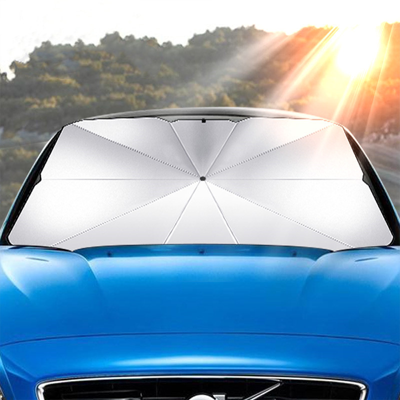 Umbrelă de protecție solară pentru mașină Umbrelă de soare Umbrelă de soare pentru geam față auto Protecție solară pentru mașină Accesorii de protecție interioară a parbrizului