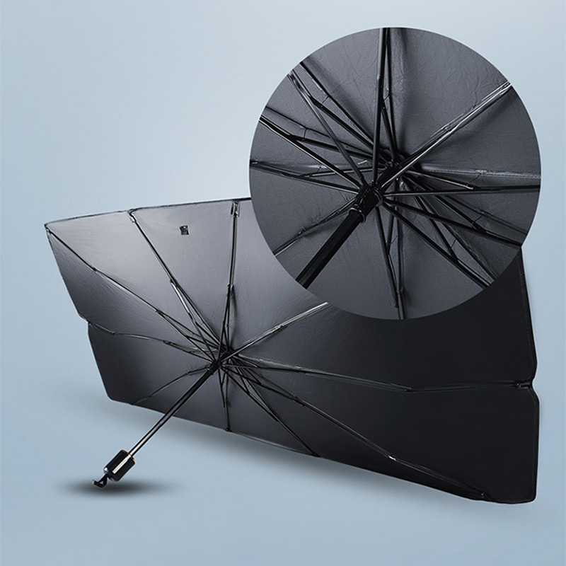 Umbrelă de protecție solară pentru mașină Umbrelă de soare Umbrelă de soare pentru geam față auto Protecție solară pentru mașină Accesorii de protecție interioară a parbrizului