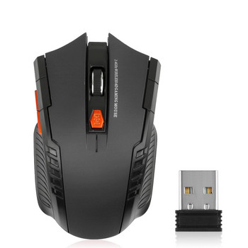 2.4G Ασύρματο ποντίκι 1600DPI Οπτικό ποντίκι Gamer για υπολογιστή 6 κουμπιά ασύρματα ποντίκια με δέκτη USB για αξεσουάρ φορητού υπολογιστή