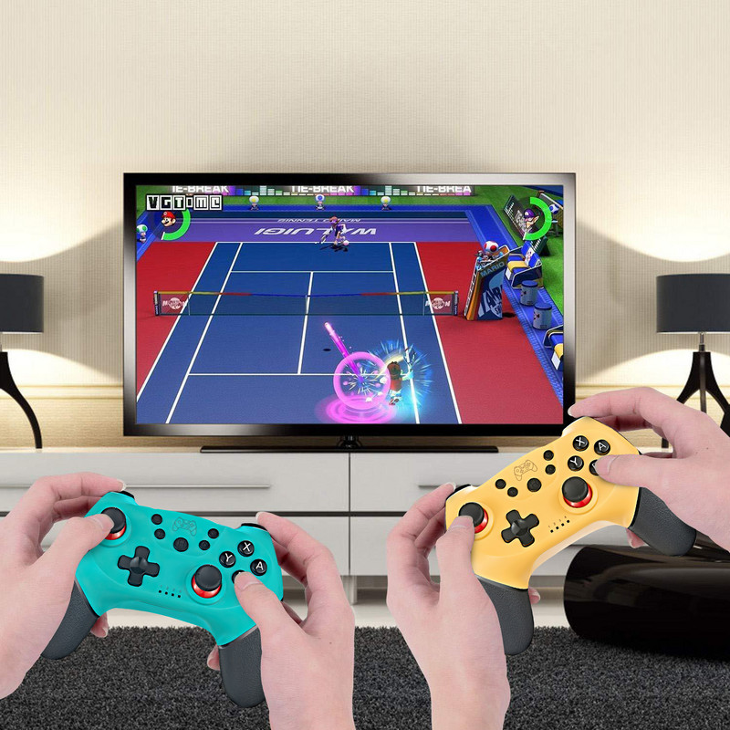 Switch PRO käepide juhtmevaba Bluetoothi mängupuldiga ühilduvad lülituskonsoolid NS videomängukontroller 6-teljelise lülituskonsooli jaoks