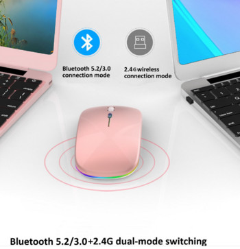Розова компютърна мишка Безжична мишка Безжично момиче Сладка мишка Оптична мишка Модни мишки за лаптоп