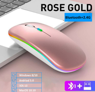 Roosa arvutihiir Juhtmeta hiir Juhtmeta Tüdruk Armas hiir Optiline Hiir Moodsad sülearvutid