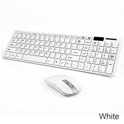 K06 2.4G Tastatură fără fir 101 taste Tastatură fără fir ultra-subțire și set de mouse optic de 1600 dpi pentru tabletă Android iOS Windows