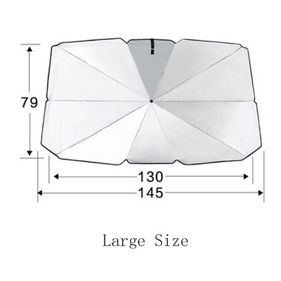 Protector de umbrelă de soare pentru mașină Umbrelă de soare Umbrelă de soare pentru geam din față Husă de protecție pentru parbriz interior Accesorii pentru parbriz