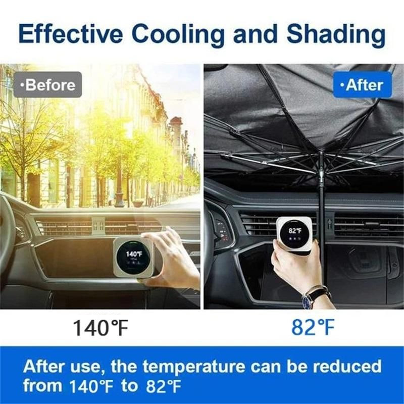 Protector de umbrelă de soare pentru mașină Umbrelă de soare Umbrelă de soare pentru geam din față Husă de protecție pentru parbriz interior Accesorii pentru parbriz