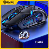 Mouse de gaming RARY Mouse mute cu fir Mouse pentru gamer Mouse USB luminos cu 6 butoane pentru computer PC Laptop Gaming de înaltă calitate