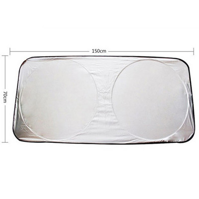 150*70cm Umbrele de soare auto Parbriz Auto Protecție UV Scut Geam pliabil pentru mașină Parasolar Parbriz Bloc de acoperire Accesorii