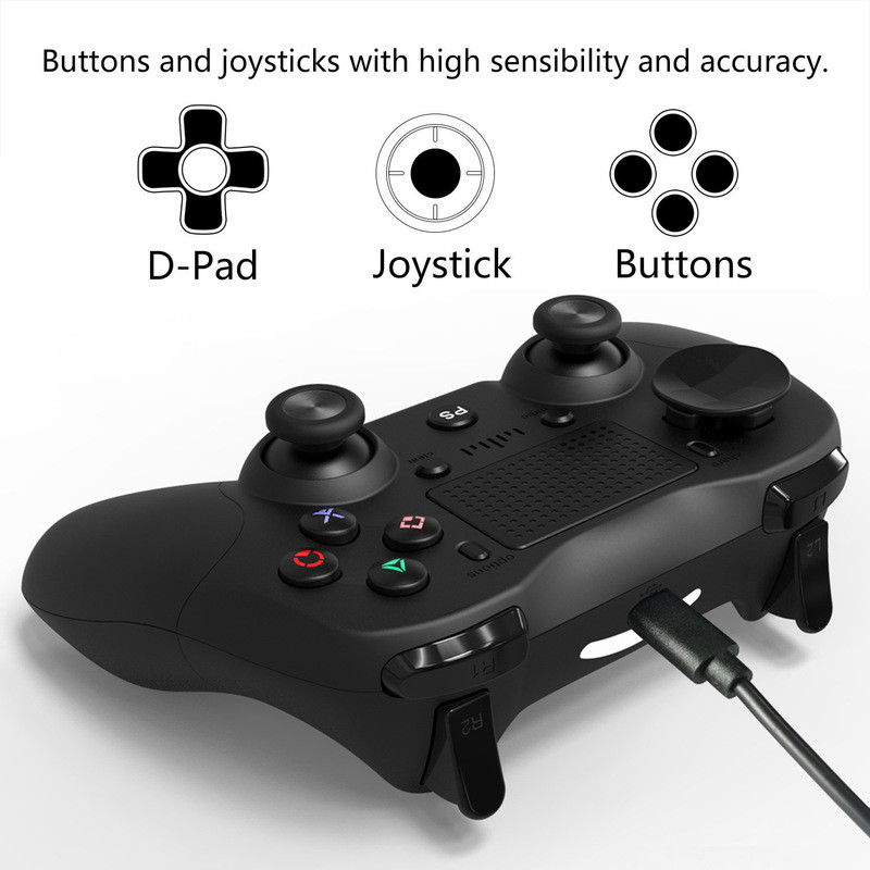 Gamepad cu fir USB pentru controler de consolă PS3/PS4/Android/PC Joystick Joypad cu vibrație duală a motorului pentru controlerul de joc PS4