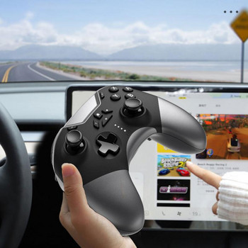 Автомобилен Bluetooth джойстик Безжичен превключвател GamePad контролер за Tesla Model Y Model 3 Game Handle Trim Interior Refit Аксесоари