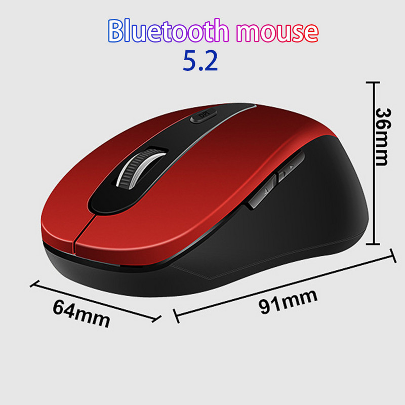 Mouse wireless Bluetooth 5.2 pentru win7/win8 xp macbook iapd Android tablete computer notebook accesorii laptop 10M mouse