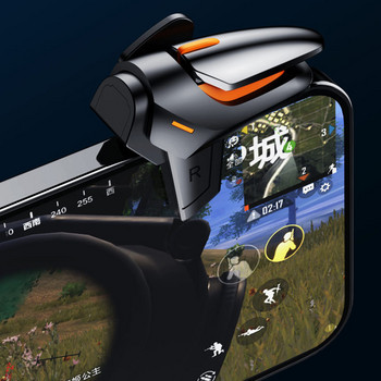 Ελεγκτής φορητών παιχνιδιών L1R1 Κουμπί ενεργοποίησης για PUBG Aim Shooting Gamepad Joystick για iPhone IOS Android Smart Phone Game DY01