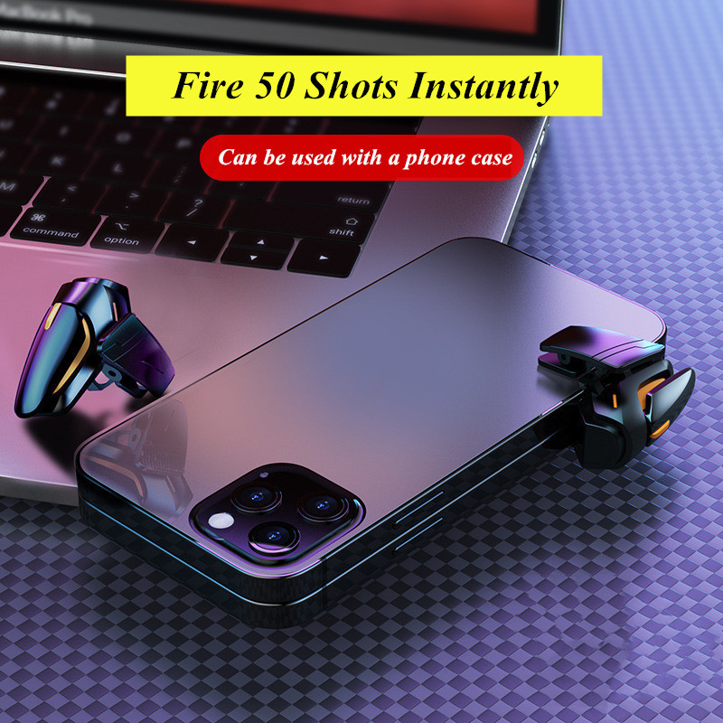 Controler de jocuri mobil L1R1 Buton de declanșare pentru PUBG Aim Shooting Gamepad Joystick pentru iPhone IOS Android Smart Phone Game DY01