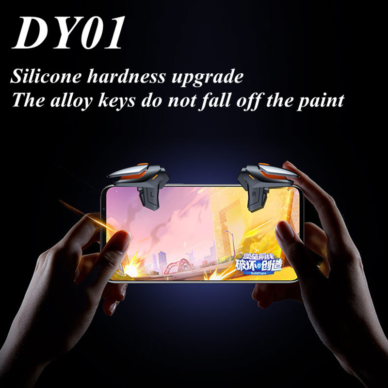 Controler de jocuri mobil L1R1 Buton de declanșare pentru PUBG Aim Shooting Gamepad Joystick pentru iPhone IOS Android Smart Phone Game DY01