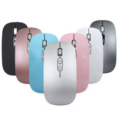 Vezeték nélküli egér Bluetooth 5.0 egér USB számítógépes egér Vezeték nélküli újratölthető néma egér Ultravékony, ergonomikus egerek PC laptopokhoz