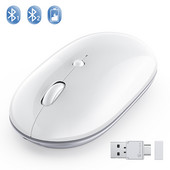 Jelly Comb újratölthető vezeték nélküli egér USB Type-C egér Bluetooth egér iPad laptophoz MacBook PC notebook számítógép Windows