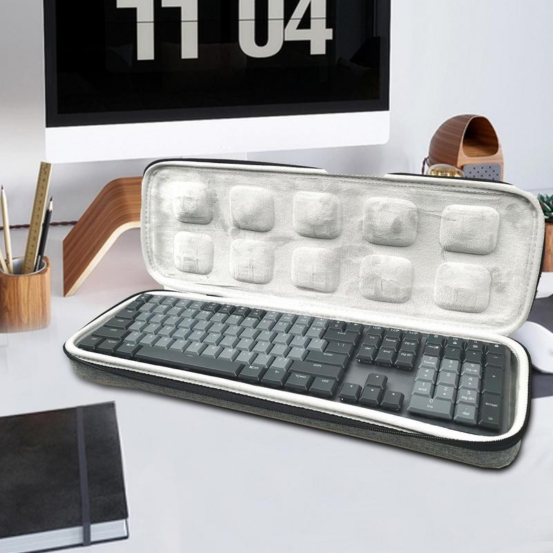 Husă EVA pentru Logitech Mx Geantă de depozitare pentru tastatură mecanică fără fir, rezistentă la șocuri, portabilă, de transport pentru transport