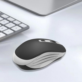 Ποντίκι φορητού υπολογιστή Εξοικονόμηση ενέργειας χαμηλής κατανάλωσης 2,4 Ghz Ασύρματο ποντίκι δύο τόνων Plug Play Ασύρματο ποντίκι Αξεσουάρ υπολογιστή