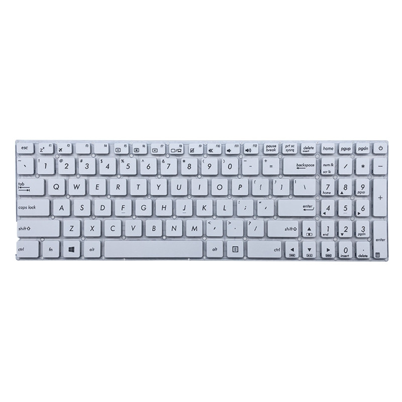 594F US Black Noua tastatură engleză pentru laptop înlocuiește pentru ASUS X540 X540L X540LJ X540CA X540SA X540LA/SC X580 US Layout Keyboard