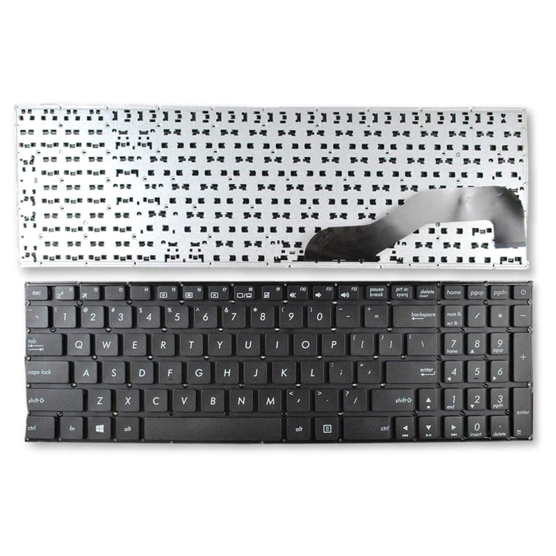 594F US Black Noua tastatură engleză pentru laptop înlocuiește pentru ASUS X540 X540L X540LJ X540CA X540SA X540LA/SC X580 US Layout Keyboard