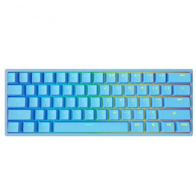 Crack K620 vezetékes billentyűzet mechanikus játékbillentyűzet mini rózsaszín zöld tengelyű, ergonómikus Teclado asztali kiegészítők PC Gamer