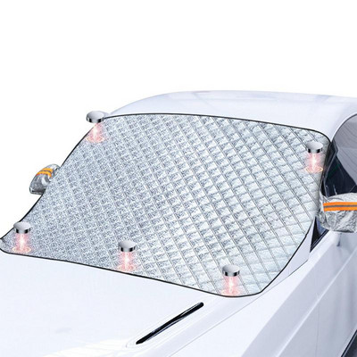 Car Windscreen Cover 5 Magnetic Fixation Foldable Removable Winter Cover Mirror Protection Car Window Cover For Against Snow