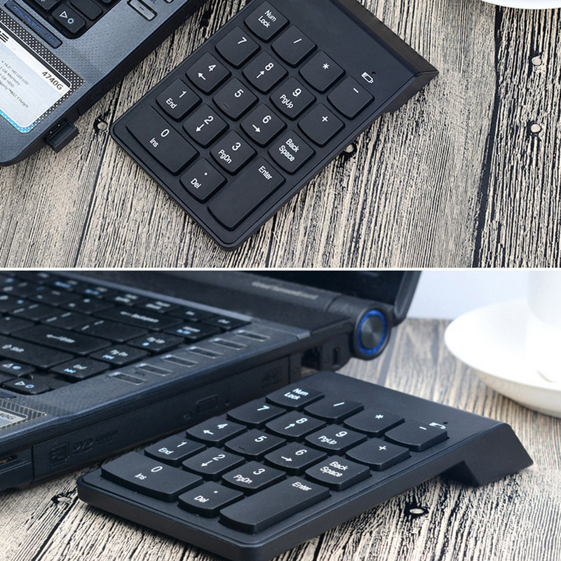 Wireless 2.4G Mini USB 18 taste Tastatură numerică Tastatură numerică pentru PC Laptop