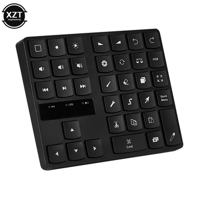 Nouă tastatură fără fir Bluetooth 5.0 cu număr dublu, 35 de taste, laptop, tastatură de încărcare, tastatură cu numere chatpad pentru Android IOS Microsoft