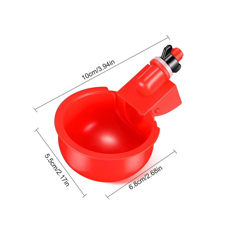 Automatska posuda za pojilo za piliće u čaši za vodu, komplet za pojenje na farmi, za kokošinjac, za pojilicu za perad, hranilica za pitku vodu za piliće, patka, guska, puretina, prepelica