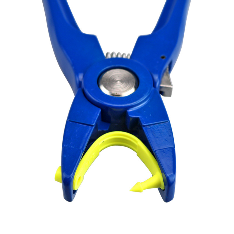 100 buc etichete pentru urechi de oaie pentru animale pentru animale Clești pentru etichete de ureche pentru câini, iepuri, material din nailon, etichetă pentru urechi cu laser de oaie digital 001-100