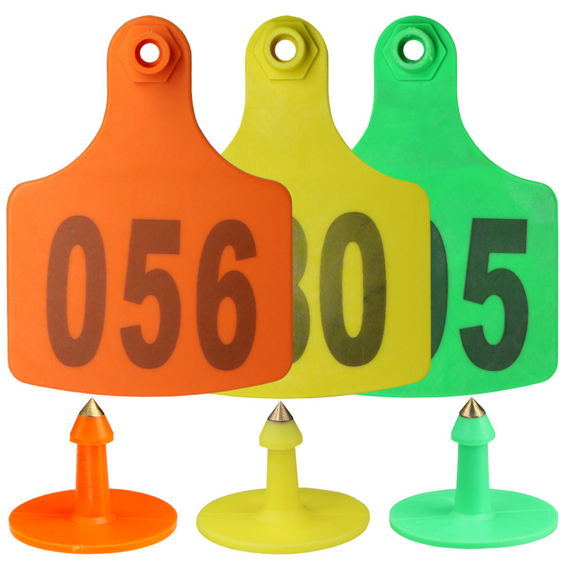 7.5x10CM različiti, ali uzastopni brojevi set stočjih ušnih pločica naljepnica s farmskim životinjama označbe za stoku Označavanje identifikacijske kartice