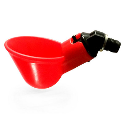 5 tk / automaatne kana vutijoodik kana jootmiskauss kollase nipliga farmi linnukasvatuse joogiveesüsteemiga