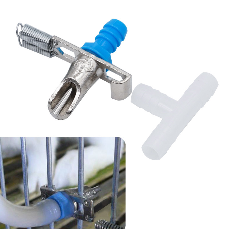 5 buc unelte de băut pentru iepuri Adăpător de sfârcuri, hrănitor automat de apă pentru animale pentru rozătoare, echipament pentru fântâni de băut cușcă pentru iepuri de fermă