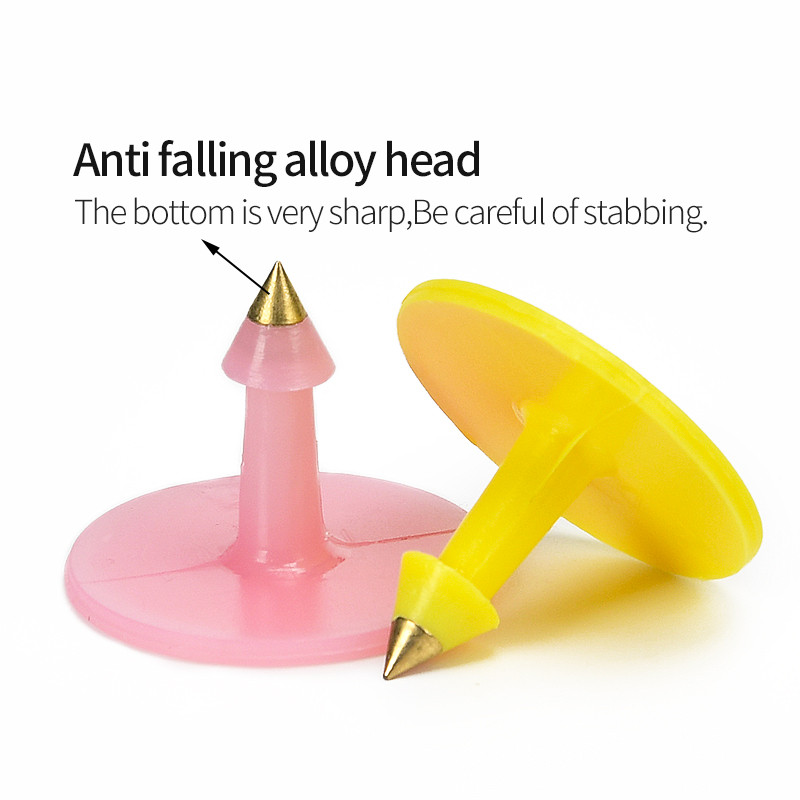 Etichete pentru urechi pentru bovine Etichete pentru urechi pentru animale din plastic TPU Etichetă de identificare pentru fermă de animale cu număr pentru vacă, porc, oaie 100 buc