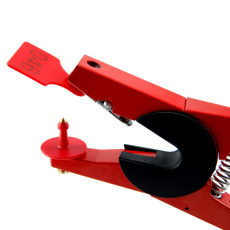 001-100 Etichete pentru urechi de porc Etichete numerotate pentru animale de fermă pentru animale de fermă pentru consumabile de ovine Etichete de semnalizare cu un aplicator cu clește