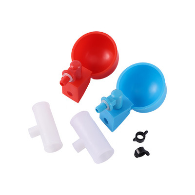 Adăpătoriu automat pentru căni de apă pentru pui cu ID 20/25mm Kit tee Kit bol Kit fermă Coop pentru păsări Hrănitor cu apă potabilă pentru pui