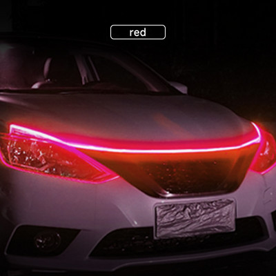 Scan Starting LED Light Hood Car Strip Auto Motor Hood Οδηγός Διακοσμητικό φωτιστικό περιβάλλοντος 12v Τροποποιημένο φως ημέρας αυτοκινήτου